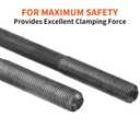 SPARKWHIZ Trailer U Bolt Kit, 5-1/2 inch U Bolt for 3,500 lb Trailer Axle, 2-3/8" Round Axle, 1/2 Diameter, 2" Thread Pitch
