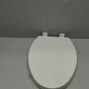 Toddler Toilet Seat White Elongated Toilet Seat with Toddler Seat, Quick-Release & Slow-Close Hinges, Child & Adult Friendly, Fits 19-Inch Elongated Toilets, Perfect for Family Bathroom Training