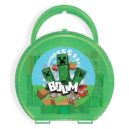Nickelodeon Minecraft Coloring & Sticker Activity Set for Kids with Travel Carrying Case