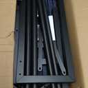 RV Steps with 2 Handrail, 3-Step Heavy Duty Hot Tub Steps, Non-Slip Outdoor Spa Steps for RV, Camper, Trailer, Mobile Home, Porch, Portable Ladder Stairs with Anti-Slip Mats (3 Steps with 2 Handrail)