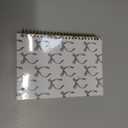 Poecinvi White Coquette Bow Spiral Journal Notebook 5.5x8.3, Preppy Spiral Notebooks, White Bow Journal Gifts for Women