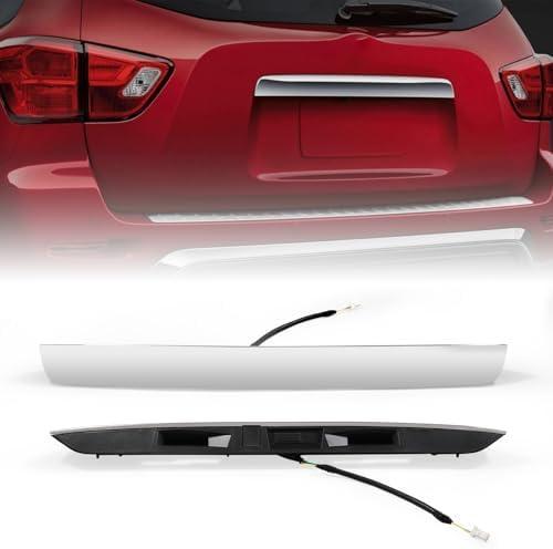 E-Vniko Rear Tailgate Chrome Handle Garnish Finisher Molding Compatible for Nissan Pathfinder 2013-2019 Replace Liftgate Exterior Open Handle Assy 90810-9PG0A