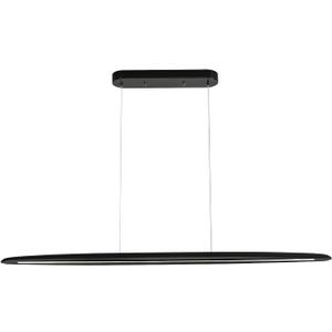 YISDESIGN 71" Wood Linear Pendant Light Black Linear Pendant Dinning Room Hanging Lights LED Dimmable Chandeliers 50w for Dining Room Pool Table Lights Kitchen Island Light Black