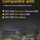 Radiator Shutter Assembly Compatible with Chevrolet Chevy Silverado 1500 GMC Sierra 1500 2017 2018 2019 84363184 601-374