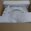 KOHLER PureWash M250 Manual Round Bidet Toilet Seat, White, Quiet-Close Lid Prevents Slamming, Easy Installation with Quick-Release Hinges, Adjustable Spray Position & Pressure