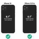 OtterBox Defender Series Case for Apple iPhone 12 & iPhone 12 Pro - (Black)