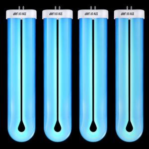 BF190 Replacement Bulb Compatible with Flowtron BK-40D Bug Zapper, 10 Inch FUL32T8/BL U Type Replacement Light Bulb for 32W Outdoor Electronic Insect Mosquito Killer(4 Pack)