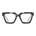 Peepers By PeeperSpecs Oprahs Favorite Womens Take A Bow Square Blue Light Blocking Reading Glasses | Black Marble/Black +2.25