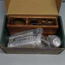 Barillio Bartender Kit  23-Piece Stainless-Steel Cocktail Shaker Set with Premium Acacia Stand | Martini Barware Mixing Tools for Home Bartending | Gift Set