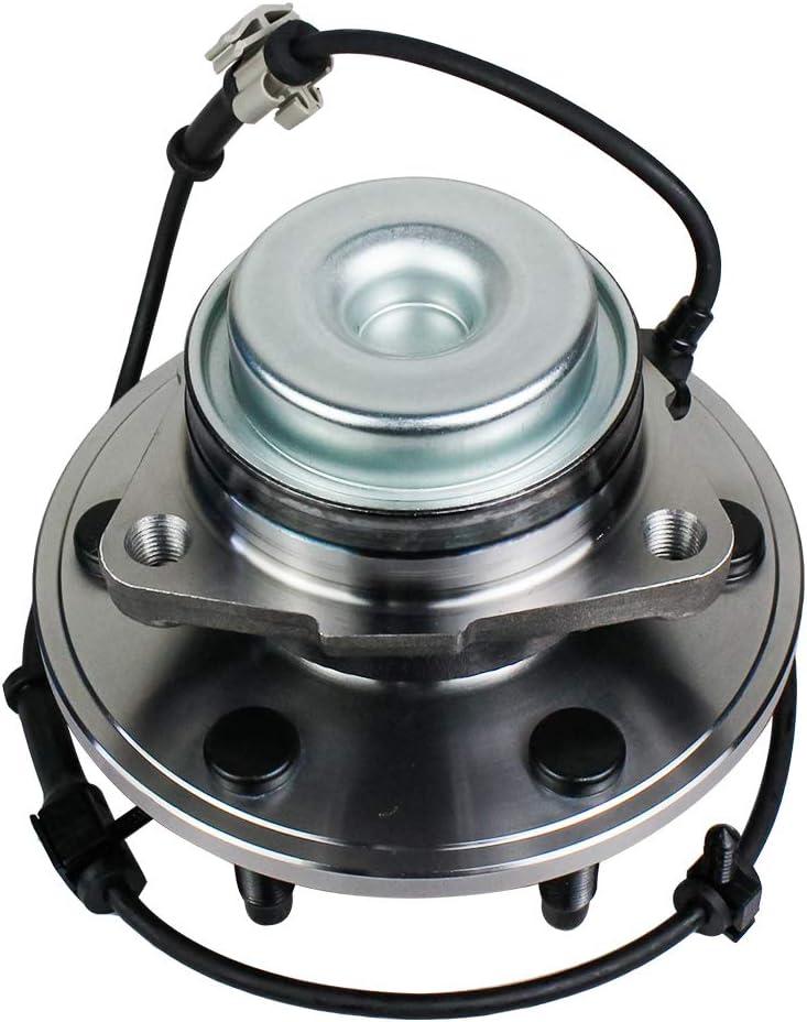 Autoround 515053 RWD Front Wheel Hub and Bearing Assembly Fit for 2000-2008 Chevy Tahoe, Avalanche, Suburban, Express 1500, Cadillac Escalade, GMC Yukon, Savana