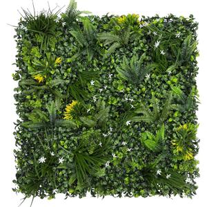 Artificial Grass Wall Boxwood Panels: 20"x20"(8P) UV Resistant