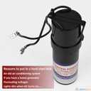 SPP6 Relay/Capacitor Hard Start Kit with 500% Increase Starting Torque for Air Conditioner - Compatible with HVAC Compressor Replaces SPP6, TJ90HS6,AP4502872,35702, DST-6, ERPP6, HS6, HS650