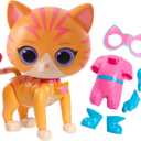 Just Play Disney Junior SuperKitties Cat-Tastic Transforming Ginny Lights and Sounds Figure, Kids Toys for Ages 3 Up