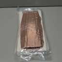 3 x Thicken Rose Gold Foil Fringe Curtains Decorations 3.2x8.2ft - 2 Pack, Photo Backdrop for Birthday Bachelorette Bridal Shower Baby Shower Graduation Party, Party Streams Decor