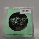 RUNNING GIRL Sports Bras for Women High Support,Seamless Ribbed Longline High Neck Sports Bra Racerback Padded Crop Top Yoga (Green, S)