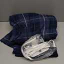 Sunbeam Royal Ultra Rodeen Blue Plaid Heated Personal Throw / Blanket, Cozy-Warm, Adjustable Heat Settings