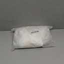 Pure White Valance for Windows with Tassels for Living Room Kitchen Valances with Ropes Light Filtering Waterfall Valance for Bedroom, 1 Semi Sheer Shiny Satin Panel (79"W x 20"L (Pack of 1))