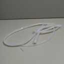 8 Ft Glass Door Seal Strip, Soft Shower Door Shower Silicone Seal Strip for 3/8 inch Glass（U）