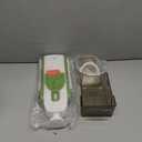 ONCE FOR ALL Safe Mandoline Slicer, Multi Vegetable Chopper, Potato Slicer for Kitchen, 4 Modes 100+ Presets Adjustable Thickness, French Fry Cutter (5 in 1 Green)