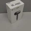 slopehill Professional Ionic Hair Dryer, Powerful 1800W Fast Drying Low Noise Blow Dryer with 2 Concentrator Nozzle 1 Diffuser Attachments for Home Salon Travel (Black)