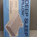 Natural Latex Pillow for Sleeping, Ergonomic Cervical Pillow for Neck Support, 90% Latex Core with Breathable Removable Washable Cover, Contour Bed Pillow for Side & Back Sleepers (White 40*60cm), 15.7 inches by 23.6 inches