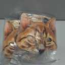 2 x Valpeak 3D Cat Mask, Cat Headband, and Funny Cat Socks with cat Tails (Orange Cat Three-piece)
