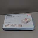 Baby Bathtub, Portable Bathtub with Cat-Patterned Bath Rinse Cup,Foldable Bath Tub for Small Bathroom,Toddler Tub for 6M-5Y,Baby Travel Essentials for Hotel,Camping & Beach (Grey)