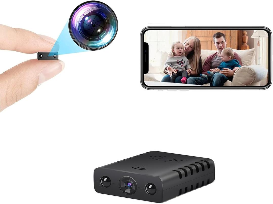 Mini WiFi Camera for Home, 1080P HD Indoor WiFi Security Pet Camera, Nanny Cam with Motion Detection Night Vision,iOS,Android Phone APP Control