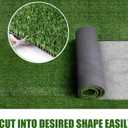 Artificial Grass Turf Lawn Outdoor Indoor 4FTx6FT Fake Grass Carpet for Pets 0.4 Inch Realistic Faux Grass Rug with Drain Holes for Garden Lawn Landscape Balcony Party Wedding Christmas Rug