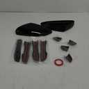 sportuli Black Side Mirror Covers and Handle Caps Replace for 2020 2021 2022 2023 2024 2025 Toyota Corolla Accessories, with Smart Key Holes
