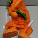 32" Front Porch Light up Halloween Pumpkin Figure Dcor, Kit Standing Trick or Treat Indoor and Outdoor Decorations-Pumpkin