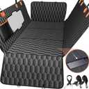 Chumajor XL Back Seat Extender for Dogs-Supports 400lb,Waterproof Dog Car Seat Cover Hard Bottom-Detachable,600D Oxford Cloth Proof Nonslip Soft,Dog Hammock for Car,SUVs
