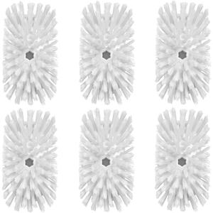 Dish Brush Refill Head for OXO Soap Dispensing Dish Brush, 6 Pack Dishwashing Brush Head Replacement, White