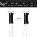 WDT Tool Espresso Stirrer Distrubution Tool Adjustable Coffee Needle Distributor 0.25mm & 0.4mm / Premium Espresso Machine Accessories for Puck Prep (Model A)