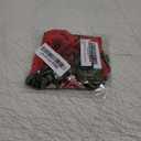 Large Embroidered 3D Peony Flowers Leaves Sew Patches Trimmings Applique Wedding Gown Dress Bridal Evening Cheongsam Dress DIY Decoration Craft (red)