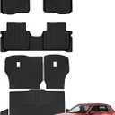 Marretoo for Honda CRV 2023 2024 2025 Floor Mats & Cargo Liner with Backrest Mat Full Set All Weather Protection TPE for Honda CR-V Accessories Quality Waterproof Heavy Duty car mat