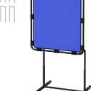 Baseball Strike Zone Target for Plastic Balls Adjustable Height Pitching Target Strike Zone, Blue