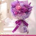 BestFlower Mothers Day Flowers Bouquet Gifts for Mom,Roses Bouquet Gifts for Women Mom Wife from Daughter,Fresh Flowers for Delivery/Purple Rose