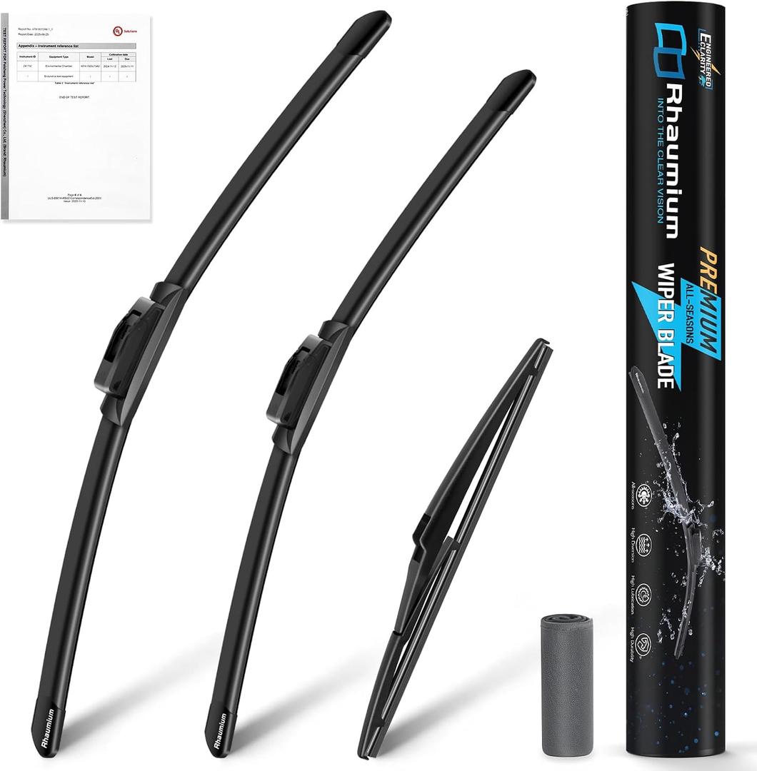 Wiper Blades 22"+21"+12", for Dodge Durango, Jeep Grand Cherokee