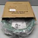 Heated Bird Bath for Outside Winter, Powerful 100W Thermostat Control Heated Bird Baths for Outdoors with 3 Metal Extension Screws, Heated Birdbath Water Heater for Garden Yard Patio Lawn(Green)