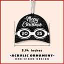 2 x MAPDTWO Swimmer Ornaments - Swimming Ornaments for Christmas Tree - Swimming Christmas Ornament - Gifts for Swimmers, Swim Lovers, Coach, Teacher, Girls, Boys, Women, Men - Acrylic Ornament 2025