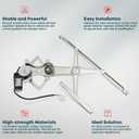 Power Window Regulator w/Motor Front Left Driver Side fits for 2002-2006 For Toyota Camry 741-920 69802AA030