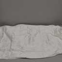 Curved Pillow Case King Size, Side Sleeper Pillow Cases Cover Cooling Rayon Derived from Bamboo with Zipper for hot Sleepers Hair and Skin, Breathable Silky Soft Pillowcase 1 Pack 20 * 36 Inches (White)