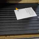 VEVOR 2" Rise Threshold Ramp Doorway, Recycled Rubber Power Wheelchair Ramp 3.64 Feet Long, 33069Lbs Load Capacity, Non-Slip Surface Rubber Solid Threshold Ramp for Wheelchair and Scooter