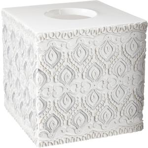 Popular Bath Monaco, Tissue Box, White
