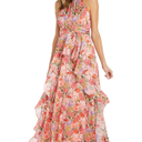 R&M Richards Women's Coral/Lavender Bloom Daytime Dress Size 11W