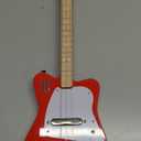 Loog Mini Electric kids Guitar for Beginners built-in Amp Ages 3+ Learning App and Lessons Included Red