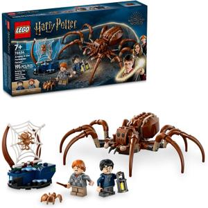 LEGO Harry Potter Aragog in The Forbidden Forest, Spider Toy Playset for Kids, Harry Potter Collectible with Magical Creature and 2 Mini figures, Harry Potter Toy for 7 Year Old Boys and Girls, 76434