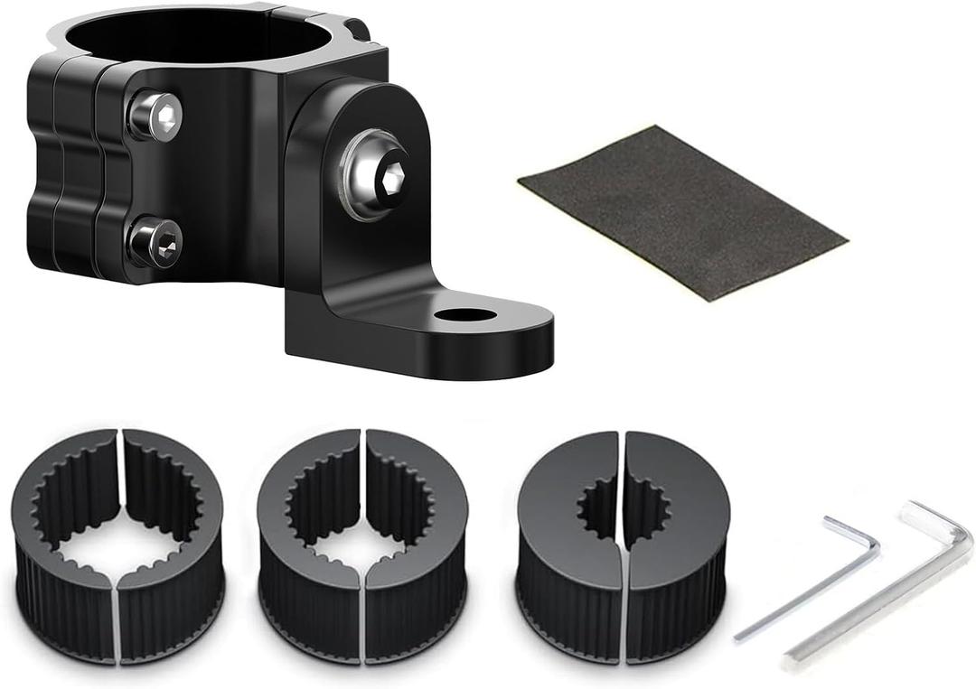 (2 Pcs) 1" to 2" UTV Whip Mount Flag Holder Adjustable 360 Rotation Whip Light Mounting Bracket for Light Bar Antenna Compatible with Polaris RZR 1000 XP 900 Pro Maverick x3 Pioneer 1000 Talon