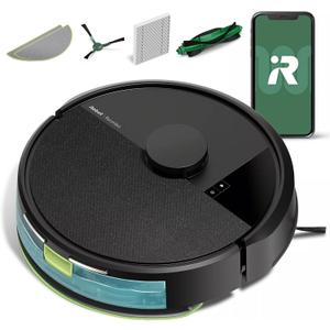 iRobot Roomba 105 Combo Robot Vacuum & Mop - Easy to use, Intense Power-Lifting Suction, LiDAR Navigation, Multiple Cleaning Modes, Avoids Mopping Carpets, Self-Charging